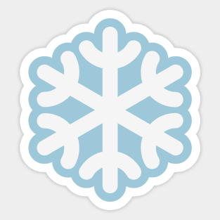 Snowflake / Copo De Nieve / Flocon De Neige / Schneeflocke / Fiocco Di Neve (White) Sticker